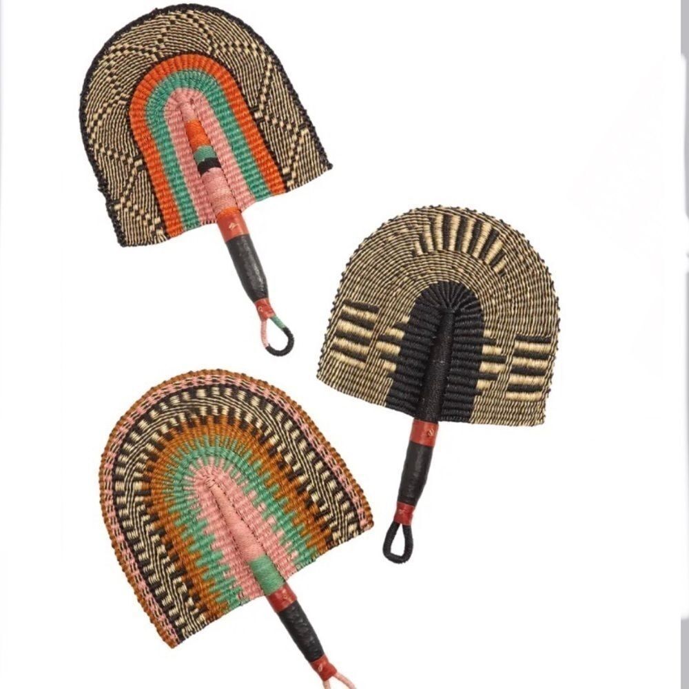 GOODEE x Baba Tree Bolga Set of 3 Fans - Picture 2 of 3